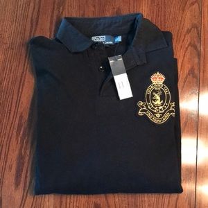 Ralph Lauren Men’s long sleeve knit polo shirt